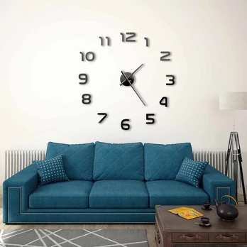 Sieninis 3D laikrodis, 100cm