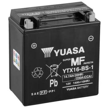 Starterio akumuliatorius YUASA YTX16-BS-1