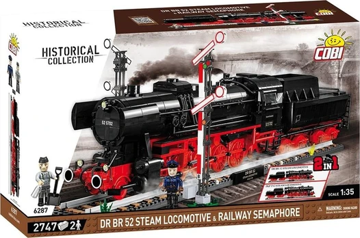 Konstrukciniai kaladėlės Cobi 6287 Garvežys Dr Br 52 / Ty2