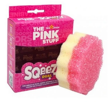 Pink Rožinė THE Rožinis STUFF divpusējs sūklis