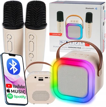 Vaikiškas karaoke rinkinys, 2 mikrofonai