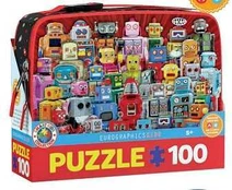 Pietų dėžutė – dėlionė „Robotai” 100 d.