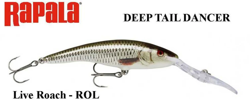 Vobleris Rapala Deep Tail Dancer ROL Live Roach