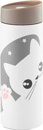 Termo puodelis Kitty 350 ml ciemny pilka AMBITION
