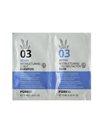 PURING 03 Rehab Restructuring Curly Shampoo + Mask 10ml