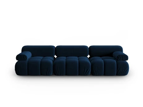 Velvet Modular Sofa, "Cortina", 3 Seats, 282x94x70 Made in Europe