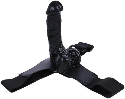Varpos imitatorius Strap On, juoda