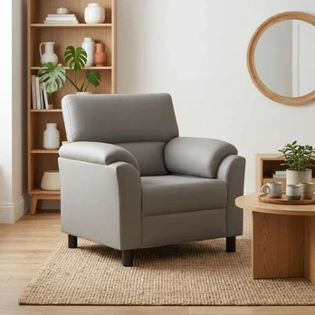 Sofa Šviesiai pilka 94 x 85 x 93 cm Aksomas