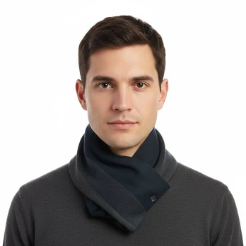 Ilgas vyriškas šalikas Pierre Cardin, mėlynas, One size