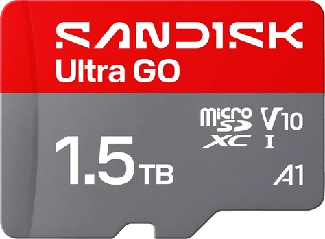 Atminties kortelė SanDisk Micro SDXC Ultra GO 1,5 TB A1 UHS-I