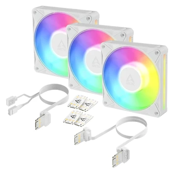 Arctic Cooling Arctic BioniX P12 A-RGB Case Fan Baltas 3-Pack