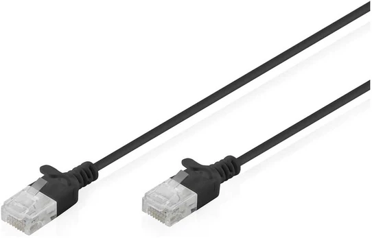 Digitus CAT 6 U-UTP Slim Patchkabel, 2 m, Blau