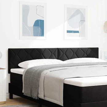LED galvūgalis Juoda 180 cm Dirbtinė oda