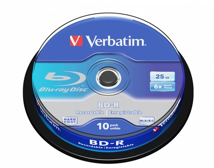 Įrašomas kompaktinis diskas Verbatim, 25 GB, 10vnt.