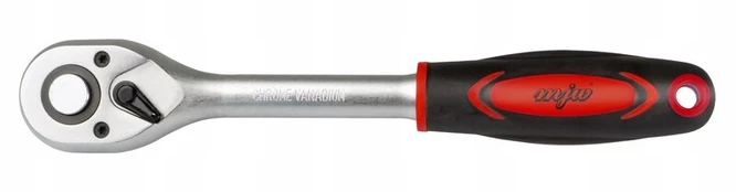 Mjw Grzechotka 1/2" Crv & Crmo, 72 zęby, satynowa