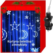 Šviesos užuolaidos 138LED - šaltai balta 31V KŚ11330 kaina