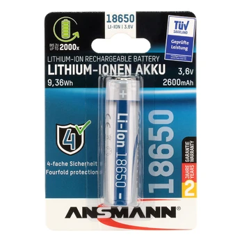 Ansmann Bateria 18650 2500mAh 1 vnt.