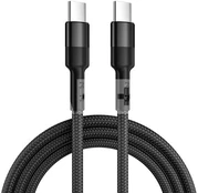 Caruba USB C to USB C 60W Cable 30cm Black kaina