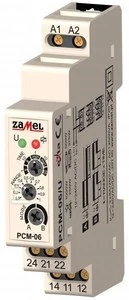 Zamel PCM-06/U LAIKAS RELĖ 12-240V AC/DC
