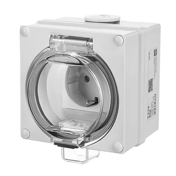 Elektro Plast SOCKET OYSTER IP66 16A/250V Pilkas