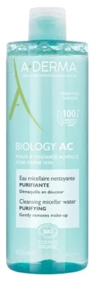 A-Derma Biology AC Purifying Micellar Purifying Vanduo 400ml kaina