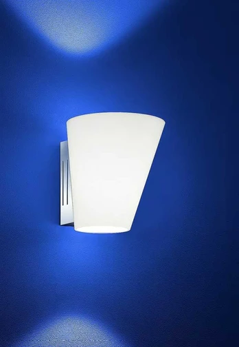 LED sieninis šviestuvas, matinio chromo spalvos