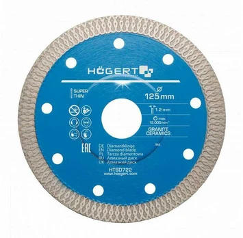 Hoegert HOGERT DIAMOND DISKAS 125mm KERAMIKAI