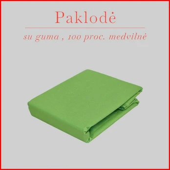 Paklodė su guma - 140x200+20cm.