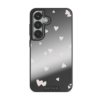 Love Notes - Samsung Galaxy S25 Plus Case, Elite Mirror Dark (Magnetic) / Silver