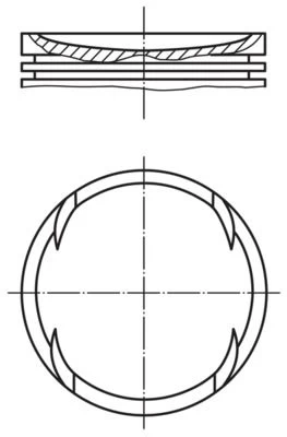 Stūmoklis MAHLE 0306400