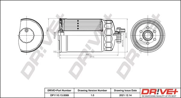 Kuro filtras Dr!ve+ DP1110.13.0069
