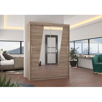 Sliding wardrobe with mirror BOLTON 150