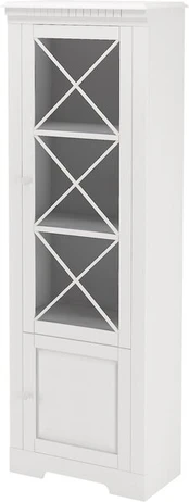 Vitrina Notio Living Lisa, balta