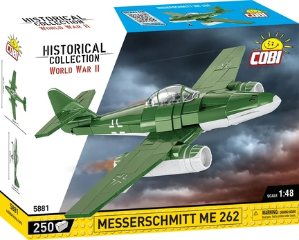 Konstruktorius Cobi Historical Collection Messerschmitt Me262 5881, plastikas