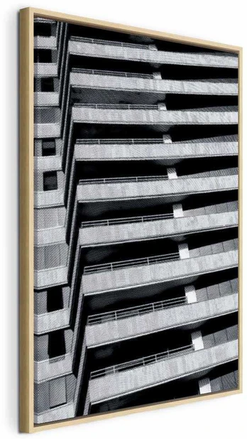 Artgeist Paveikslas - Architectural Raster (1 Part) Vertical