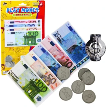 Žaislinių pinigų rinkinys