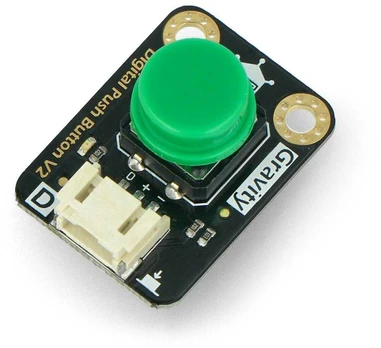 DFRobot Gravity skaitmeninis mygtukas Tact Switch, žalias