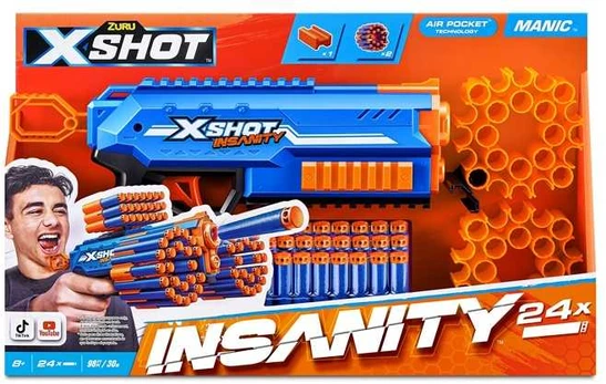Žaislinis šautuvas su kulkomis XSHOT Manic Insanity 36603