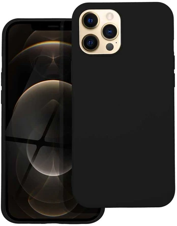Dėklas Oem SILICONE Case for IPHONE 12 PRO MAX juodas