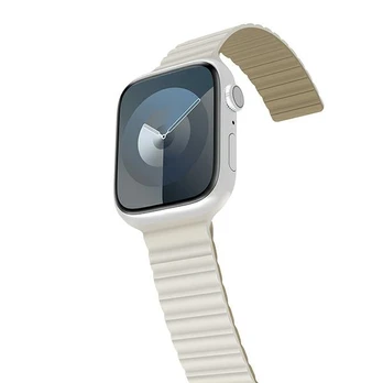 Araree dirželis Silicone Link Apple Watch 38|40|41mm balta ir-žalias|warm baltas-khaki AR70-01908C