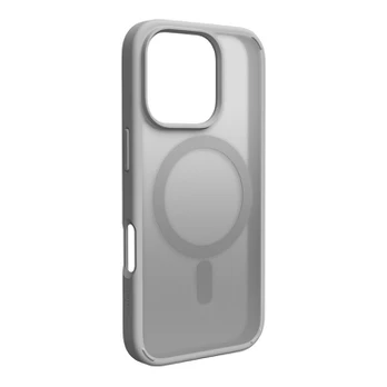 Puro Silikoninis dėklas skirtas iPhone 16 Pro Max – sidabrinis
