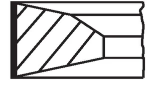 MAHLE 001 RS 11116 0N0 Piston ring set
