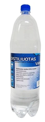Lyginimo vanduo distiliuotas 1L