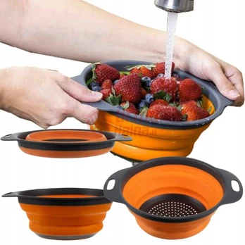 Silikoninis sulankstomas koštuvas 19 cm