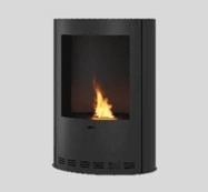 INFIRE INCOZA OVAL BLACK pastatomas biožidinys