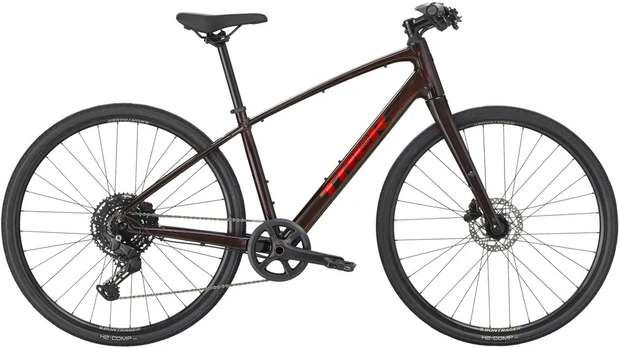 Dviratis 28" TREK FX 3 vyr. tamsiai raudonas