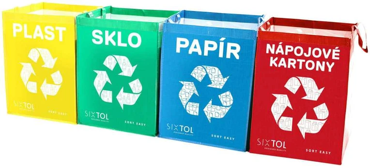 Sixtol Sort Easy 4 Carton, 30x30x40cm, 4x36l, 4pcs