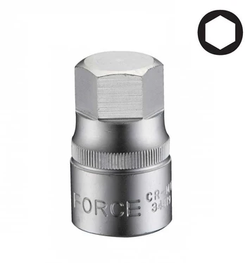 Force Šešiakampis-galvutė Hex 17mm 1/2"