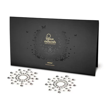 Bijoux Indiscrets - Mimi Nipple Cover Silver spenelių lipdukai