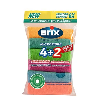 Arix Mikropluošto šluostės Mikropluoštas 4+2gb (12)